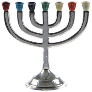 מנורה אלומיניום מרוקע קנים צבעוניים 25 ס"מ [אזל זמנית] בקרוב יגיע