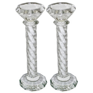 פמוט קריסטל מהודר שבבים