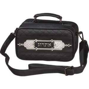 תיק לאתרוג דמוי עור גוון שחור מהודר ואיכותי