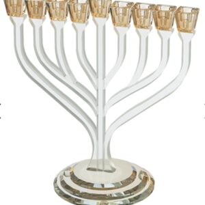 חנוכייה קריסטל מהודרת ואיכותית