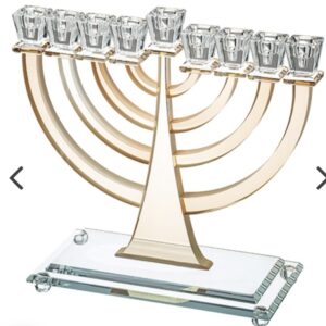 חנוכיית קריסטל מהודרת ואיכותית