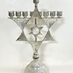 חנוכיית מגן דוד פילגרן מהודרת ואיכותית