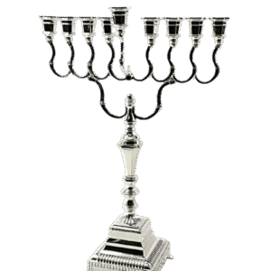 חנוכייה דגם אנגלי מוכספת ואיכותית