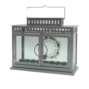 בית חנוכייה אפור