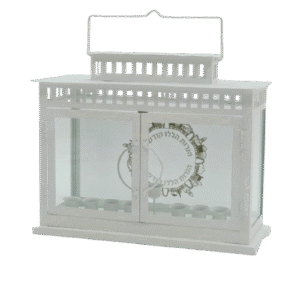 בית חנוכייה עם זכוכית ירושלים מחיר במבצע 139.90 ש"ח