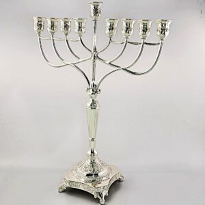 חנוכייה מוכספת מהודרת ואיכותית 46 ס"מ