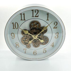 שעון קיר גלגלי שיניים מסתובבים