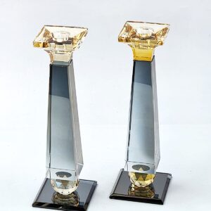 זוג פמוט קריסטל מהודרים